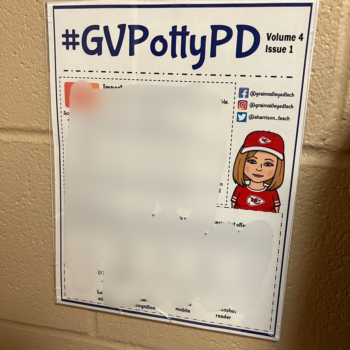 aharrison_teach's tweet photo. It’s been a hot minute, but a new #GVPottyPD is coming to a bathroom near you VERY SOON! #GVEaglePD https://t.co/ZL68xfF9KH