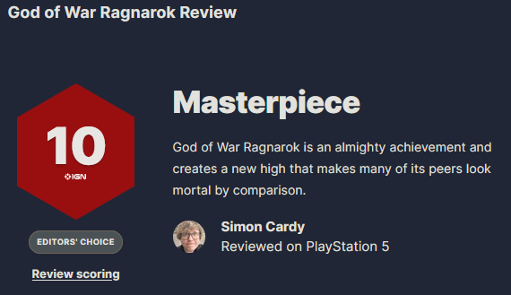 DeadPixel_Labs's tweet photo. Big congrats to the team at @SonySantaMonica on the glowing reviews of #GodOfWarRagnarok 🔥

🤯Inspiring! https://t.co/6M22G5RVon