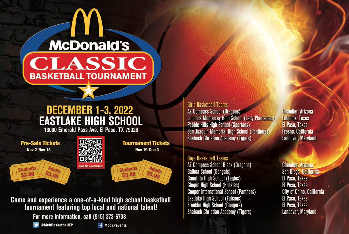 The field has been set! We’re looking forward to going playing in this prestigious tournament in Texas. <a href="/AZCompass_Prep/">AZ Compass Prep🐉</a> National Black will be ready!🔥🐉 #FiveAsOne @McDBasketballEP