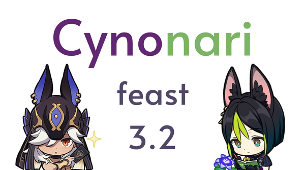Cynonari 3.2 thread: the great feast of crumbs

#Cynonari #Cyno #Tighnari #GenshinImpact

a 🧵: