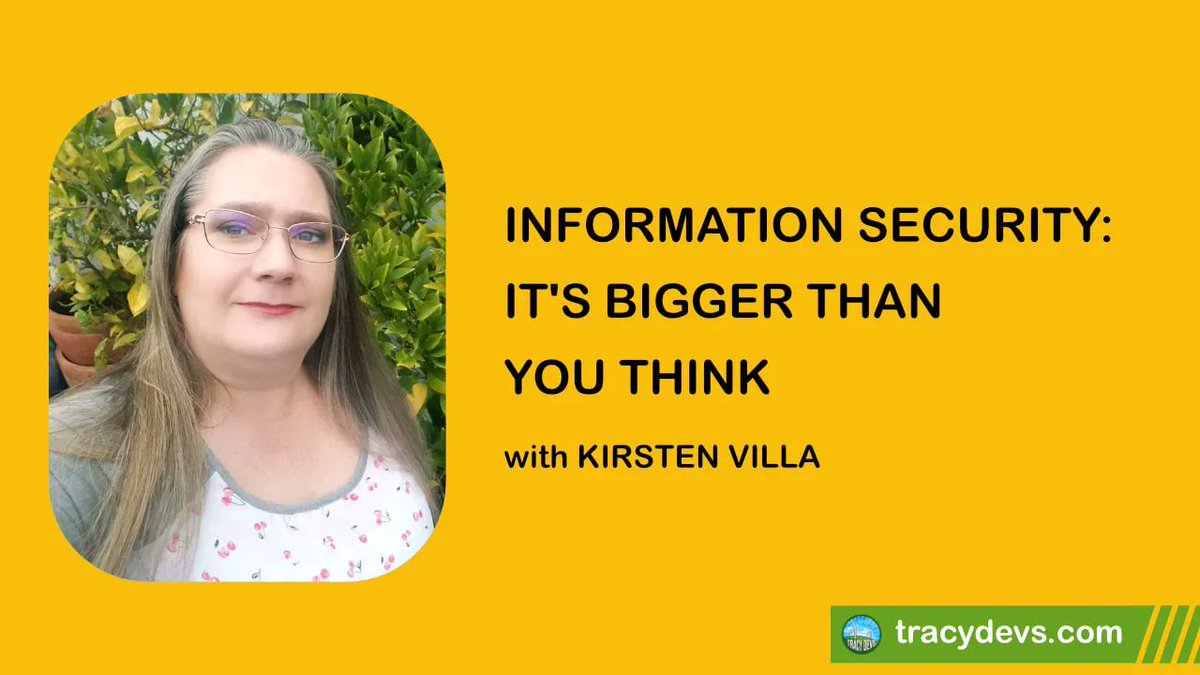nraboy's tweet photo. Tomorrow (11/04) is the Tracy Developer Meetup. If you're in Tracy, CA and would like to learn about information security or get into the field, RSVP and join us! We have special guest Kirsten Villa at the event.

https://t.co/4CdeLv5pYf 

#meetup #infosec #tracyca https://t.co/pbcq3dzk88