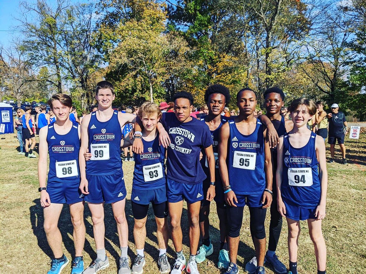 Proud of our @crosstownhigh Cross Country Team representing at the TSSAA State Championships today!