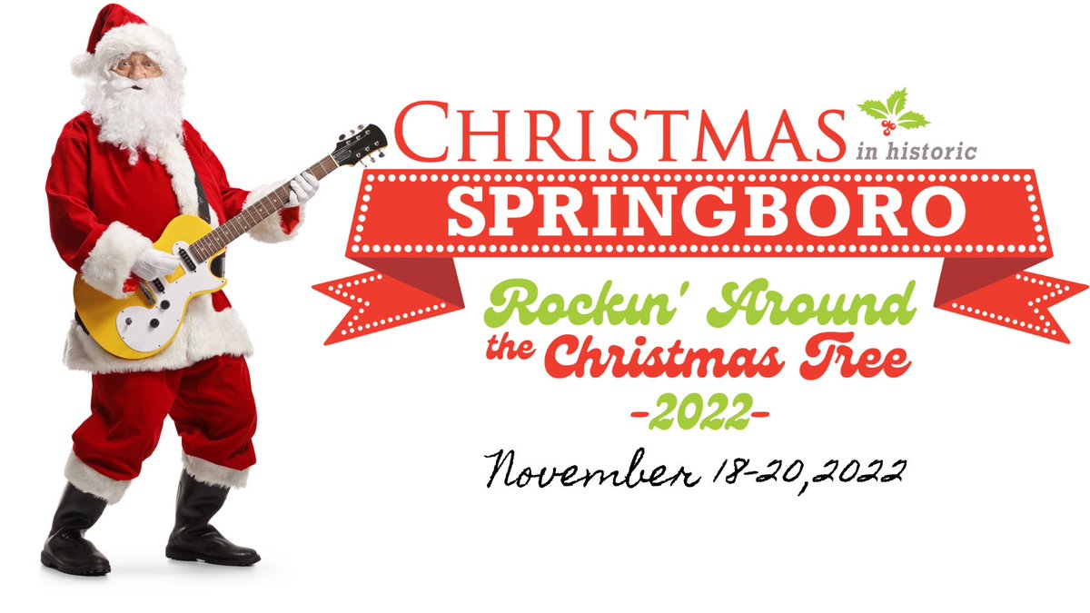 CSpringboro's tweet image. We are counting down the days until the 35th Annual Christmas in Historic Springboro Festival on November 18-20, 2022!
Opening Ceremony - 11/18 at 6 p.m.
5K Run/Walk - 11/19 at 9 a.m.
Christmas Parade - 11/19 at Noon
springborofestivals.org
#holiday #festival #christmas2022