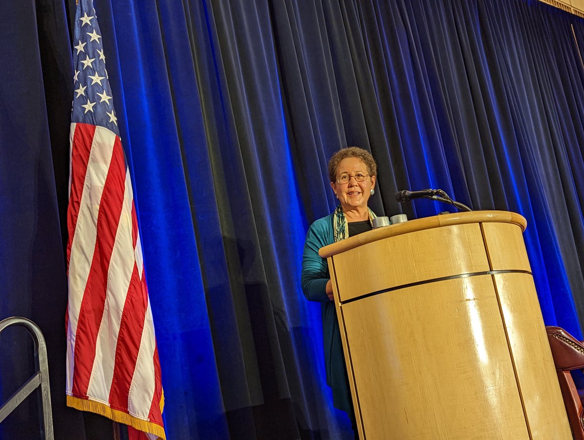 Linda Darling-Hammond taking us out at our "New Pathways for Equity and Impact in Early Childhood" event with reflections and next steps. #StanfordEarlyChildhood If you missed all or part of the livestream, you'll be able to find them here: stanford.io/3UrG1K3