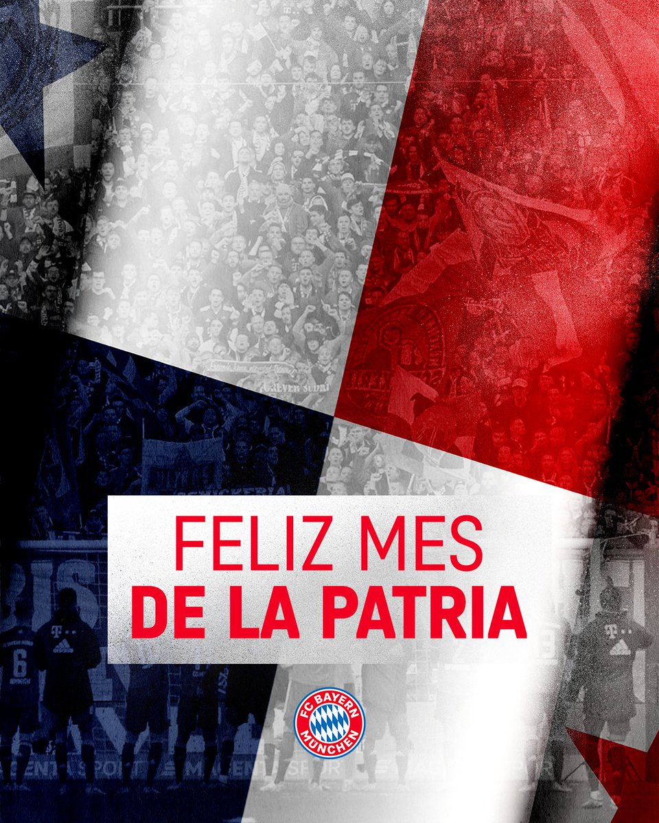 FCBayernES's tweet photo. 🇵🇦 ¡Una enorme felicitación a todo el pueblo canalero! 😉

El día de hoy comenzaron los festejos del mes patrio en Panamá, así que les mandamos un caluroso abrazo. 🫂 

#MiaSanFamilia #FCBayern https://t.co/XLsZZxoXhe