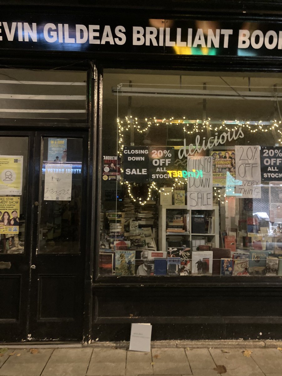ComedyGildea's tweet photo. Arrived back at the shop and somebody had a left a book outside. A little lonely orphan book. Safe and warm now @DLRCO_Chamber @kilkenomics #sadbook #happybook https://t.co/yjqwajbLJu