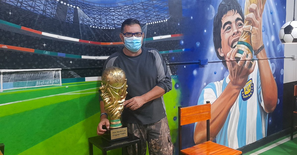 Aquí en un lugar fabulosos disfrutando de comida Argentina.