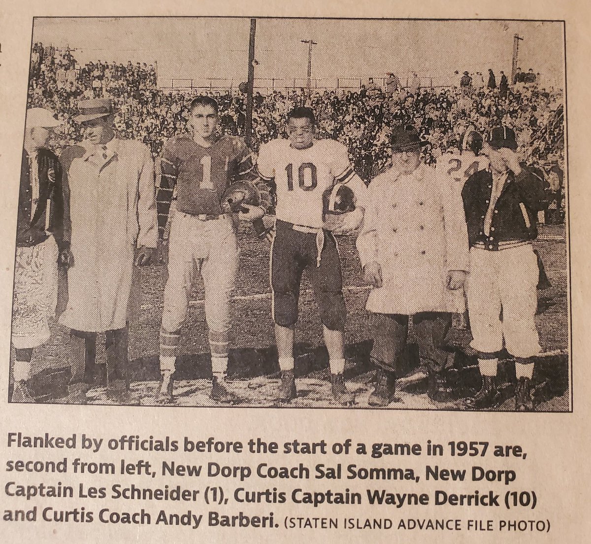 dmcgoy's tweet photo. @McgoyMiles your grandfather (the first Black football captain in school history) would be so proud to see on that field tomorrow ✊🏾 #65yearslater #GoCurtis #CurtisWarriors https://t.co/05CInQksB3