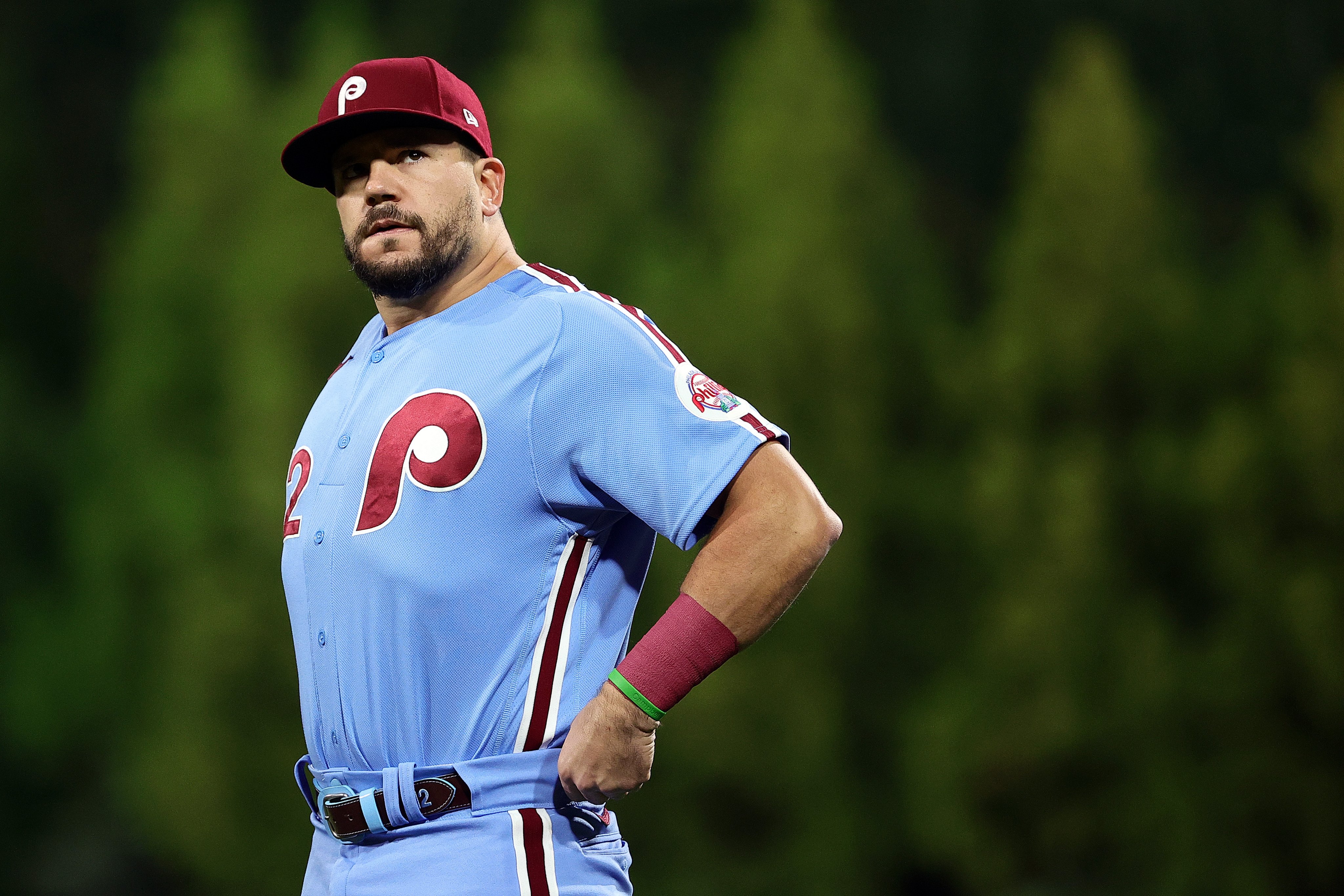 FOX Sports: MLB on X: The @Phillies rockin' the throwback powder blues for  #WorldSeries Game 5 🔥  / X