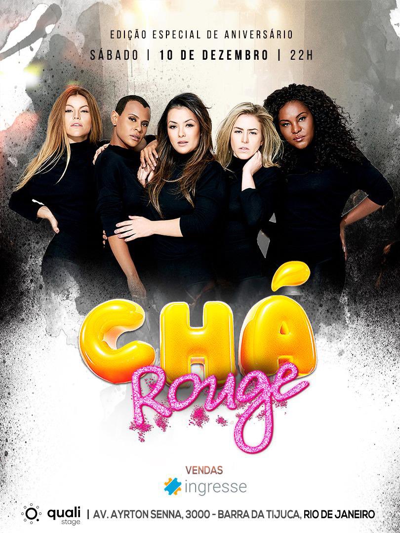 Sim, é verdade! O #Rouge vai invadir novamente a cidade! Uma reunião pontual e cheia de alegria para festejar os 14 anos do Chá da Alice. 💜 Prontas e Prontos para Bailar o Zook mais uma vez?