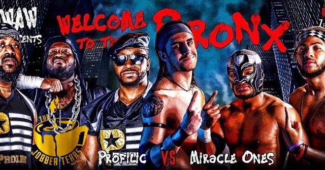 wrestling_we's tweet photo. Prolific vs Miracles Ones 
Talent: @JobberTears 

Big Game Leroy vs @ReyhanInteus
Match: @dacalluppodcast 
Talent: @MesaMedia1 

The Rumble in The Bronx Match is sponsored by @TheRingsideClub

And Matt Awesome is sponsored by @NuKKLeHeDD &amp; #ProgressiveMotionChiropractic https://t.co/fnIb3KxfeC