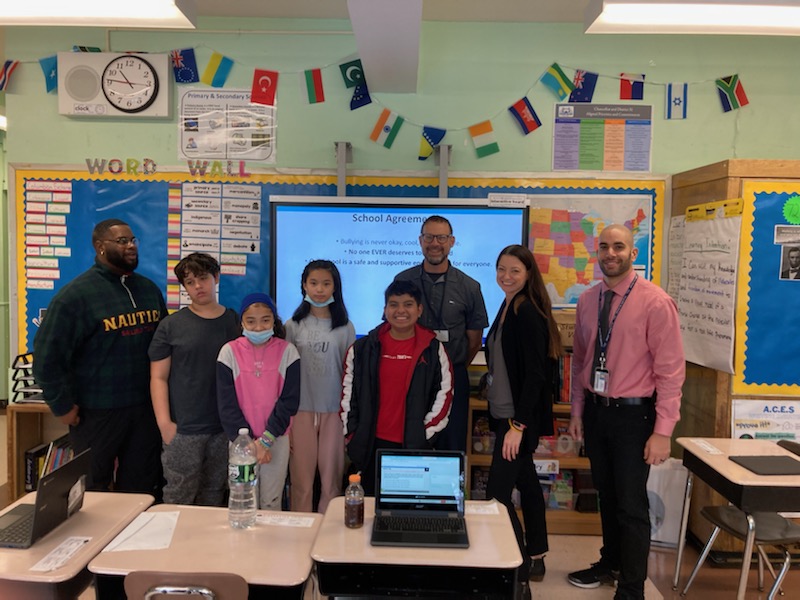 Dreyfus49's tweet photo. Our guidance department has kicked off anti-bullying week with fun activities,pushing into classrooms.Thank you #PartnershipWithChildren,Mr. Avitto, Ms. Magan @nutmag137, Ms.@LissetteYoussef,Ms.Filosa,&amp; Mr. Abrams for creating a safe place for Ss to share their feelings.@CSD31SI https://t.co/g4LKFOgUa3