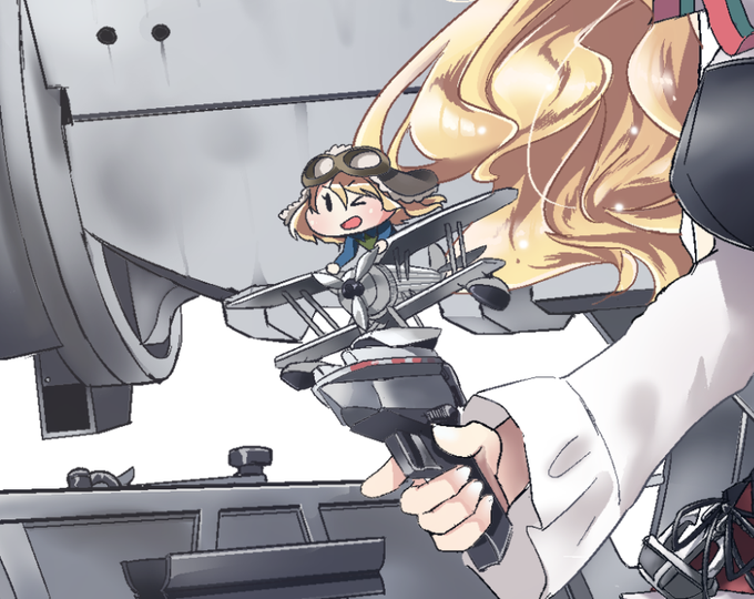 俺の描いた妖精さん見て
あとついでに艤装も見て 