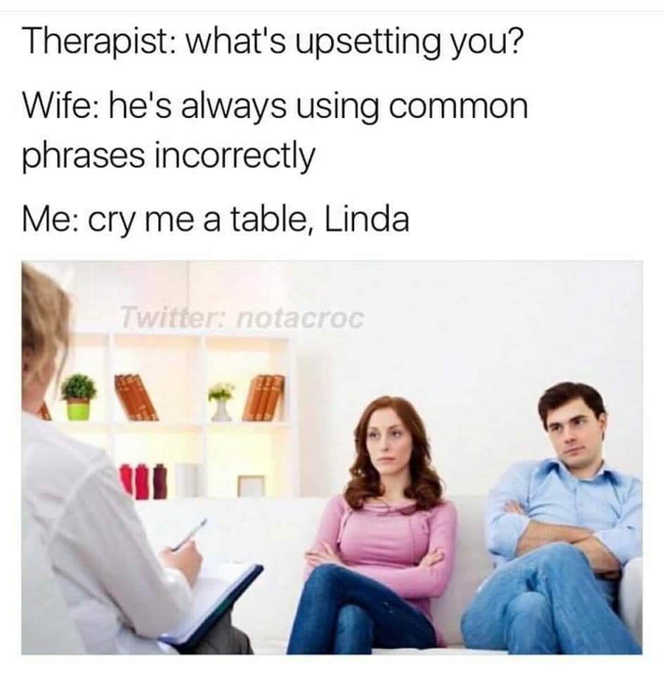 That's the way the cookie breaks, Linda