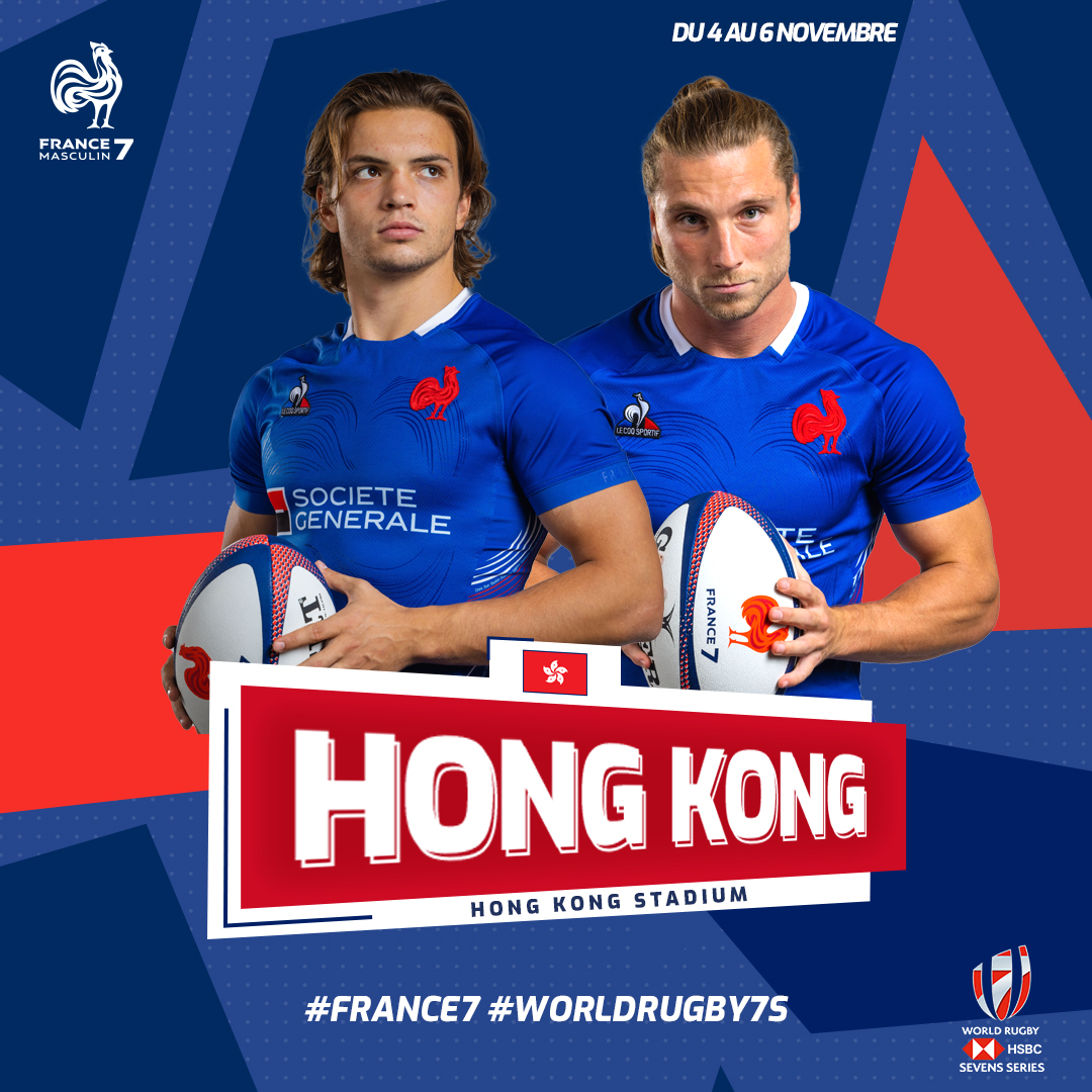 𝑪'𝑬𝑺𝑻 𝑹𝑬𝑷𝑨𝑹𝑻𝑰 ! Début de saison aujourd'hui pour nos Bleus de 🇫🇷 #France7 ! 🏆 @WorldRugby7s 📅 1ère étape 🕘 1er match 👉 10:38 📍 Hong Kong Stadium 🇭🇰 📺 Canal+Sport @CanalplusRugby #⃣ #HongKong7s #WorldRugby7s