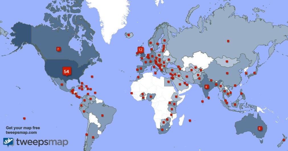 Special thank you to my 3 new followers from Australia, and more last week. tweepsmap.com/!kevin_lunt