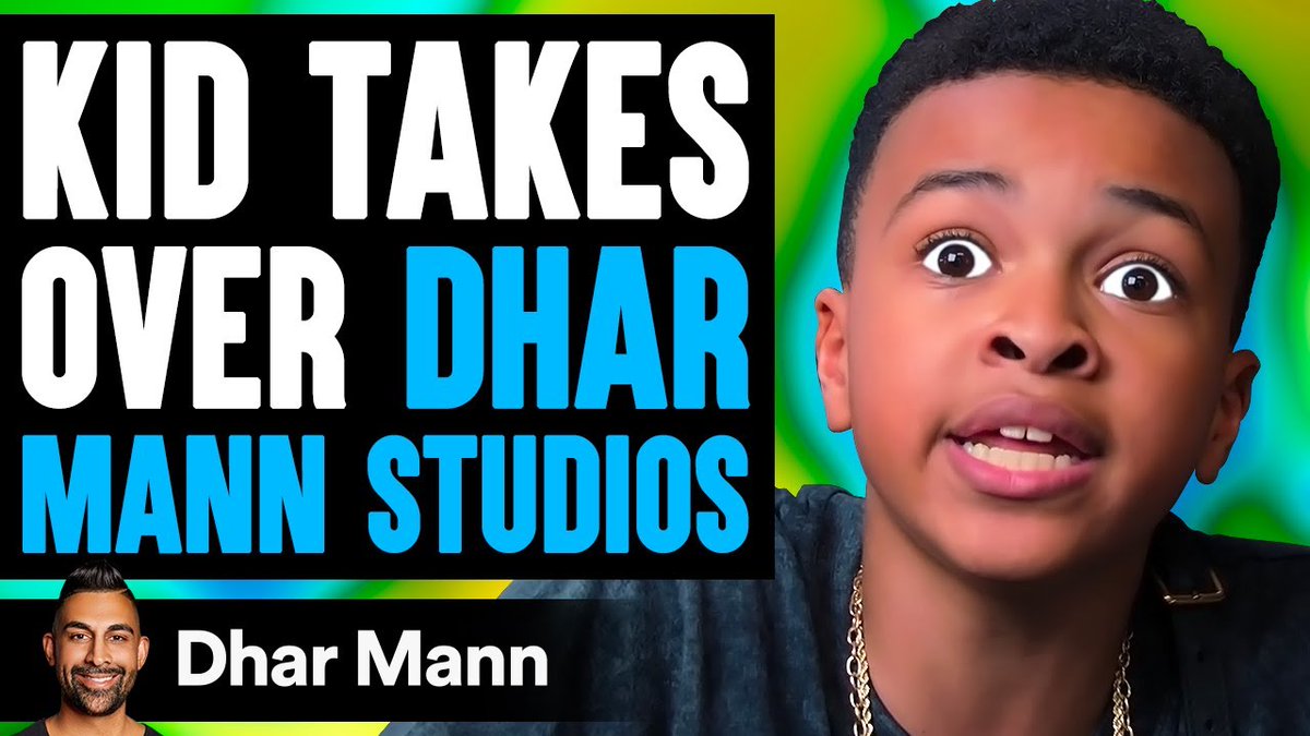 Griffin Goza on Twitter "RT dharmann Kid TAKES OVER DHAR MANN STUDIOS, What Happens Is