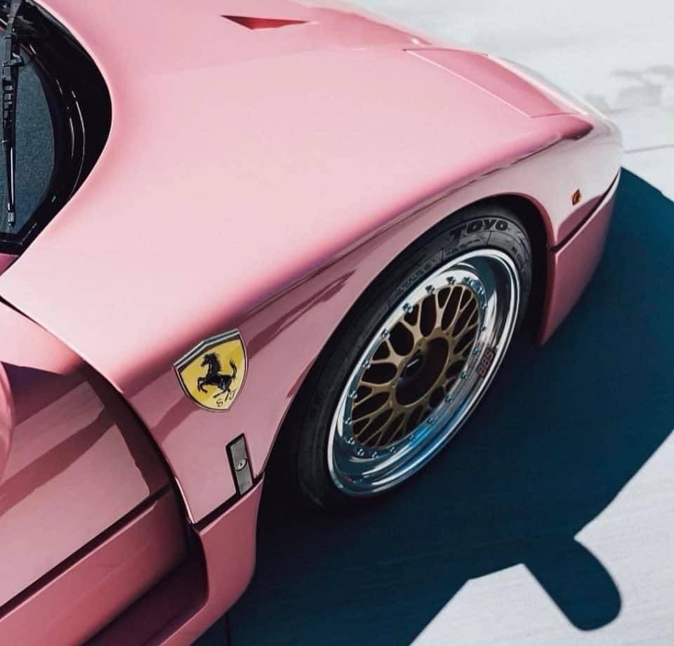 9 Images: Pink, ferrari, car, awesome