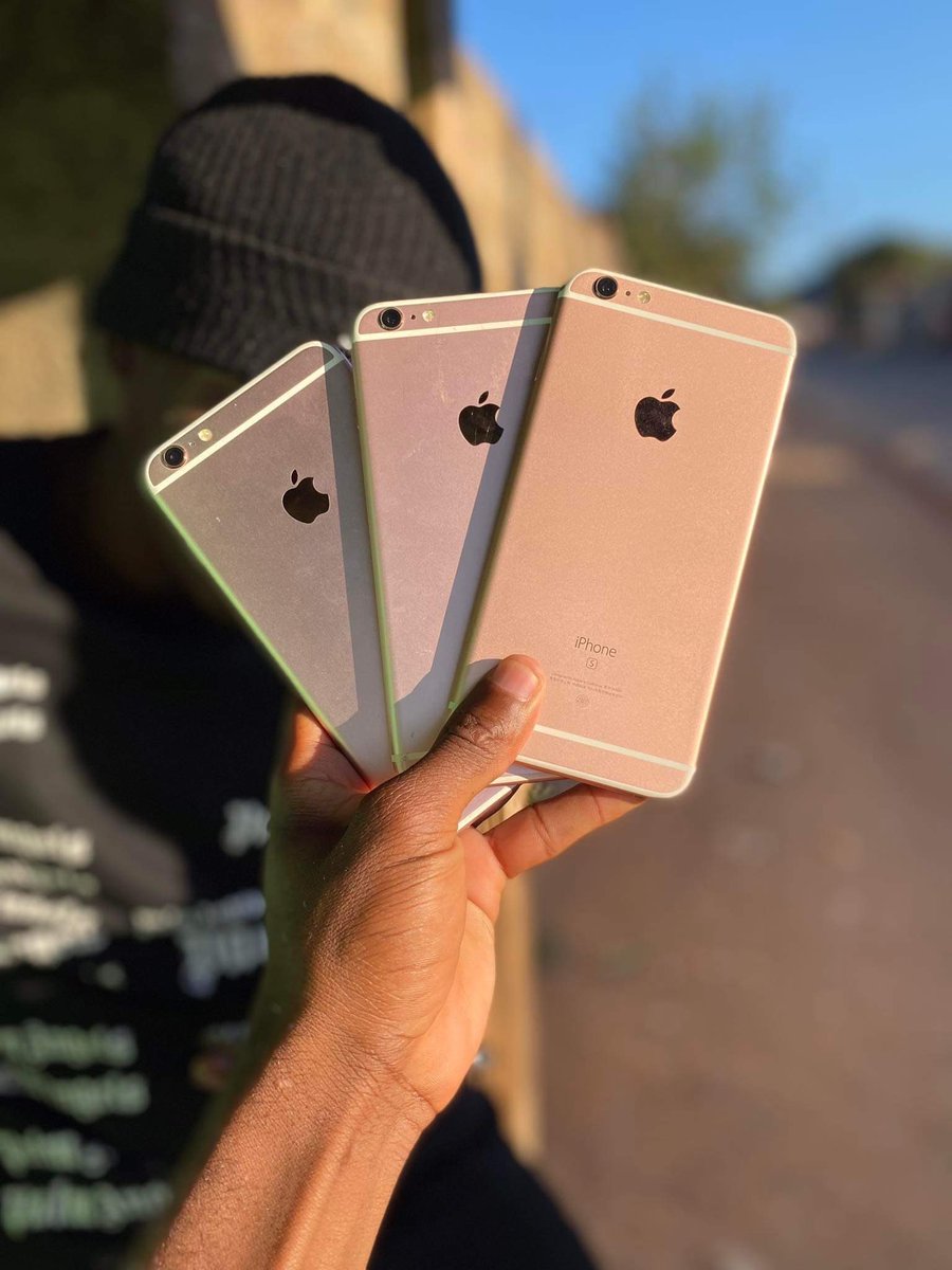 Reuben_micha's tweet photo. iPhone 6s+
Storage 64 &amp; 128GB
Battery health 90-100%
K2300 &amp; k2500 https://t.co/hQZeGNdnT6