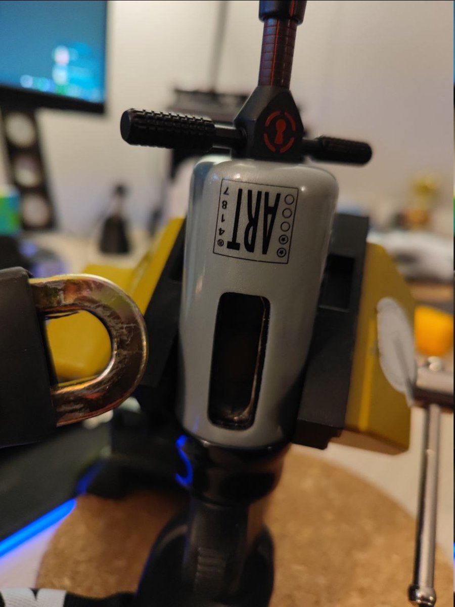 Offen!!! 🔓 Nach 1 Stunde hat sich das Kryptonite endlich ergeben 😁 #offen #lockpicking #discdetainer #drehscheibe #schloss