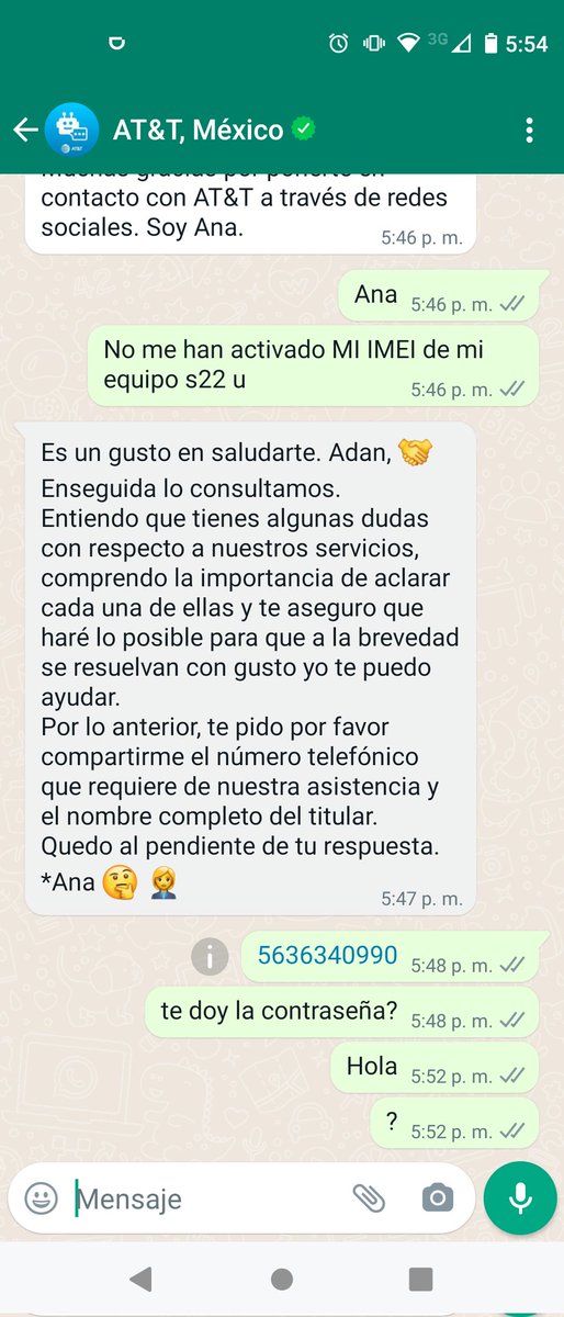 DragonShy1's tweet photo. @ATTMxAyuda 5 horas ??? 5 horas para atenderme ??? Y en la mañana marque y sin solución https://t.co/MkvFeJWrlL