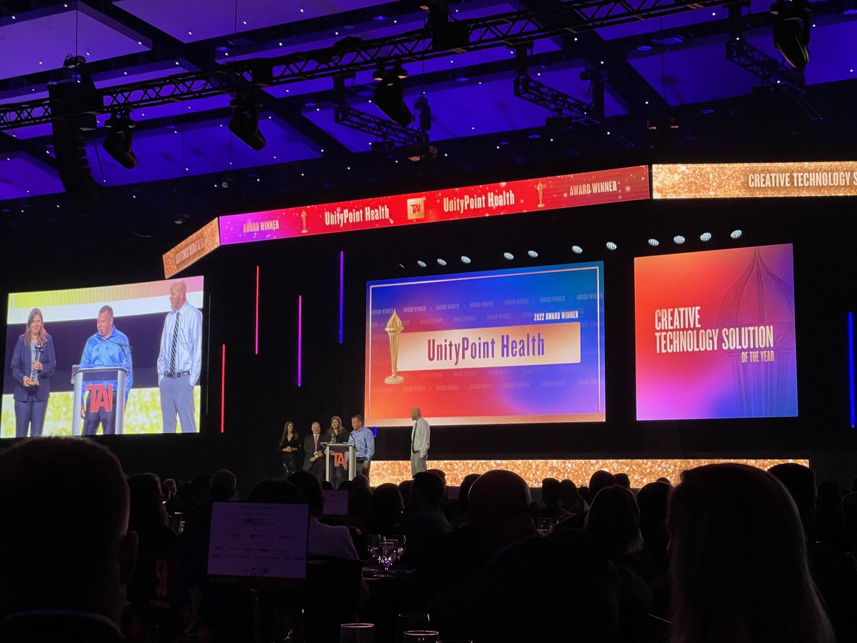 HornIT's tweet image. The #Prometheus2022 Creative Technology Solution of the Year award goes to UnityPoint Health!
