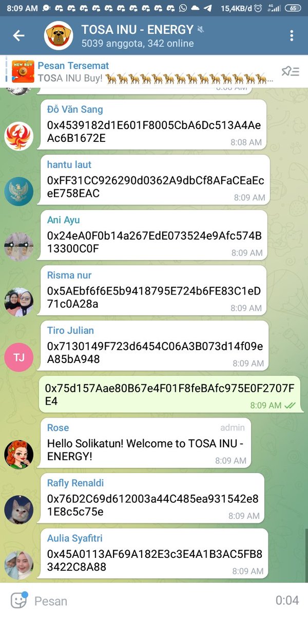 Nguyen_goh's tweet photo. @TosToken to the moon
0x75d157Aae80B67e4F01F8feBAfc975E0F2707FE4 https://t.co/QvtFFii7ag