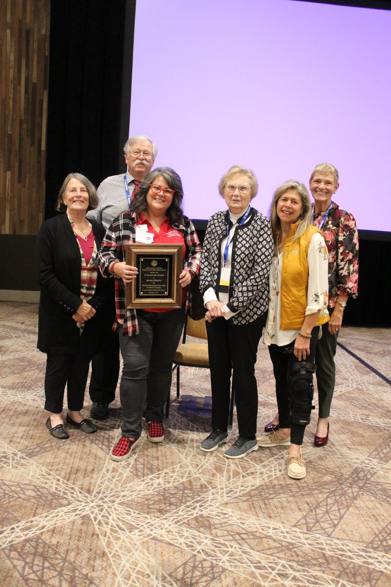 The <a href="/NCSTA/">NCSTA</a> Vi Hunsucker Award Recipient - for her role in supporting and molding science educators! ♥️ Along with past Vi Awardees!