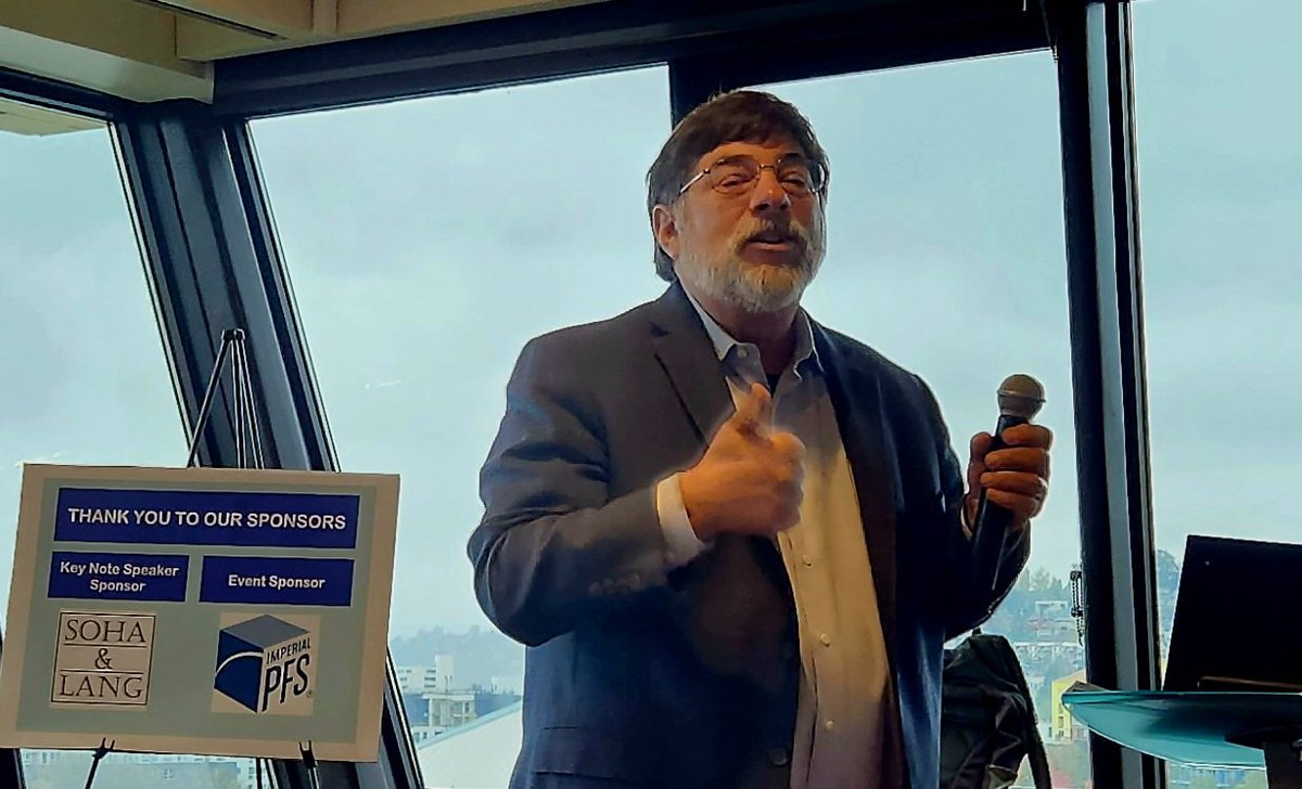 Cov_Litigator's tweet photo. The CPCU Chapter's I-Day at the Space Needle was a huge success thanks to our presenters, sponsors, chapter leadership, and our Chapter Governor. #pnwcpcu #cpcu2022 https://t.co/pFwUpYogxh
