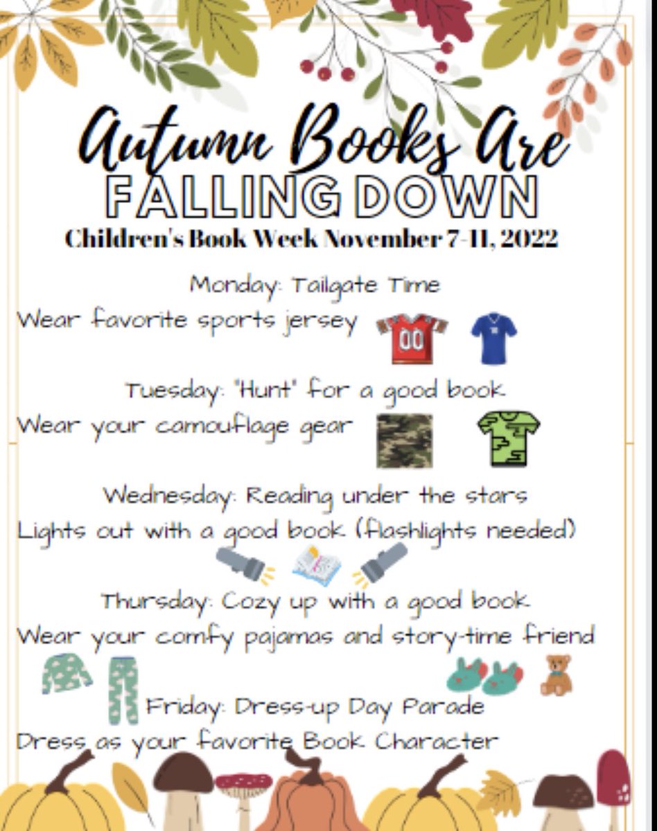 Get Ready… Get Ready…. Get Ready!!!! Children’s Book Week is next week at Oak Hill! <a href="/OHES_Covington/">Oak Hill Elementary</a> <a href="/Mrs_Coach_Angel/">Tracy Angel</a> <a href="/NewtonCoSchools/">NCSS</a>