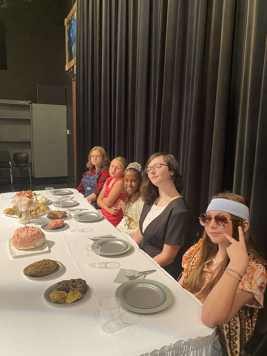 JLWhitfield75's tweet photo. What a fantastic opening night for our Crosby Middle School Theater Department’s production of Café Murder! Tickets are still available for Saturday afternoon. 
@CrosbyISD               @CrosbyMiddleSch https://t.co/vfBXF5oMrY