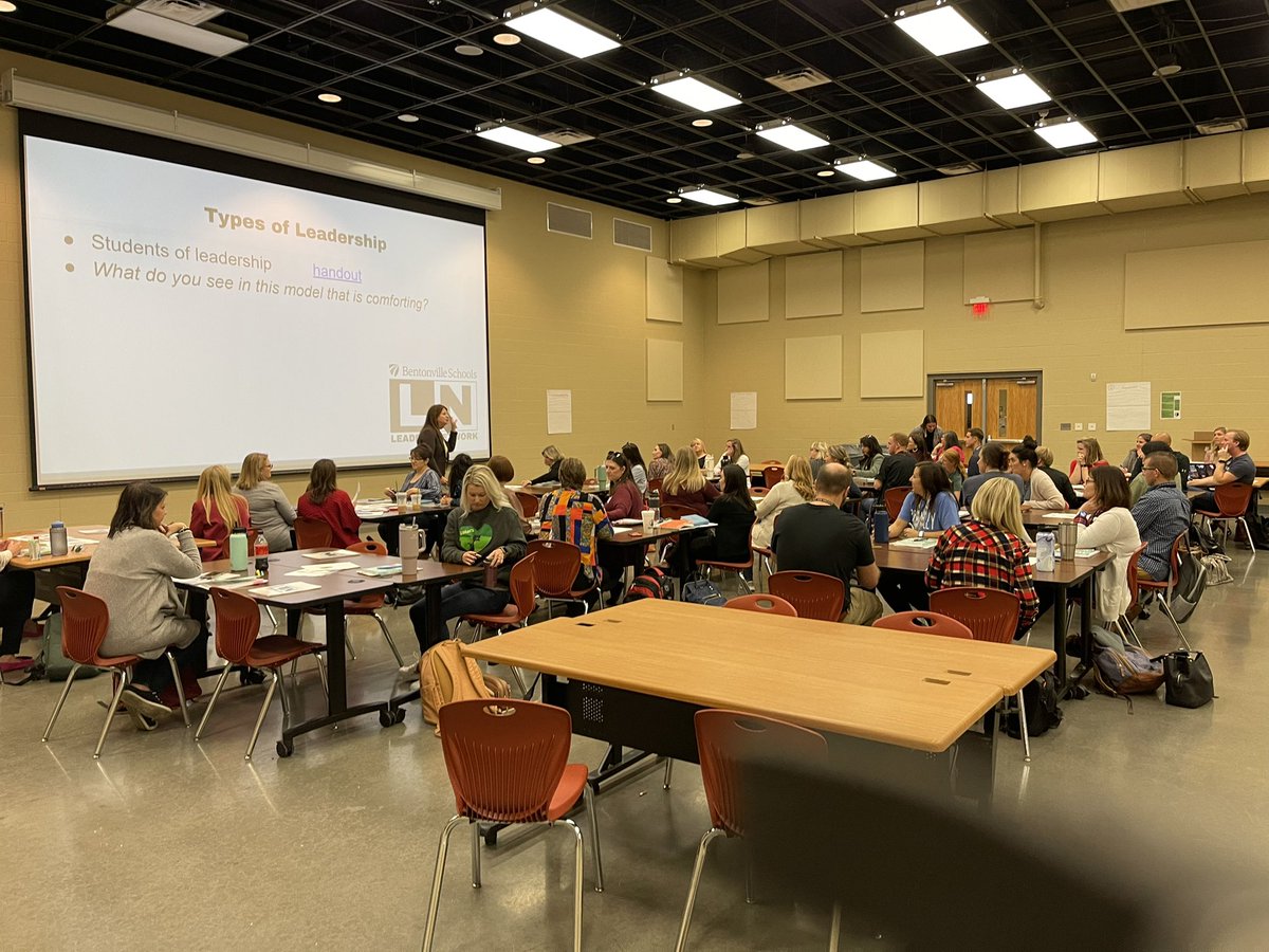 Our new Bentonville Leaders Network started tonight with future leaders learning and connecting with others.  What a great group of engaged aspiring leaders!  Also thanks to the current campus and district leaders who guided the way! #whereexcellencelives