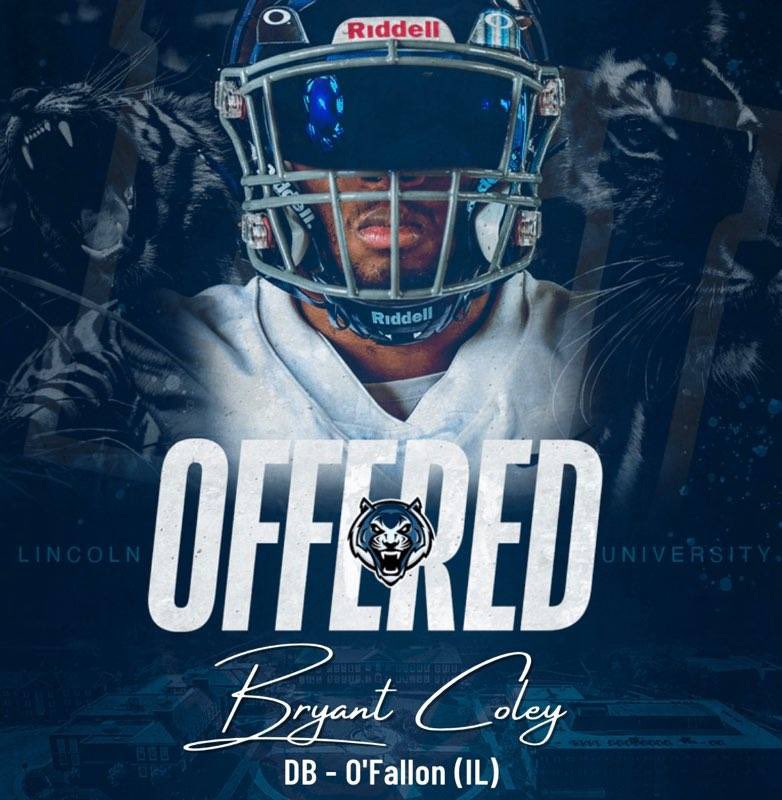 bryant_1m's tweet photo. Blessed to have received my first offer from Lincoln University🔵⚪️ @OTHSFBDC @ByronGettis  @KJAY_KJAY @carterlj1_dc @Es_academy https://t.co/JTp4QWaIDj