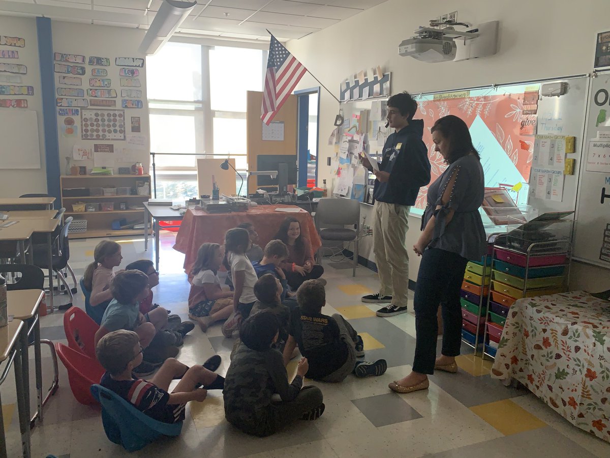 Port_Athletics's tweet photo. Clippers Swim Team shares Water Safety strategies to Bresnahan third graders today! https://t.co/EyyHbeih0j