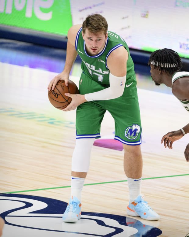 Luka Doncic averages 1.23 points per post up and the most isolation possessions per game