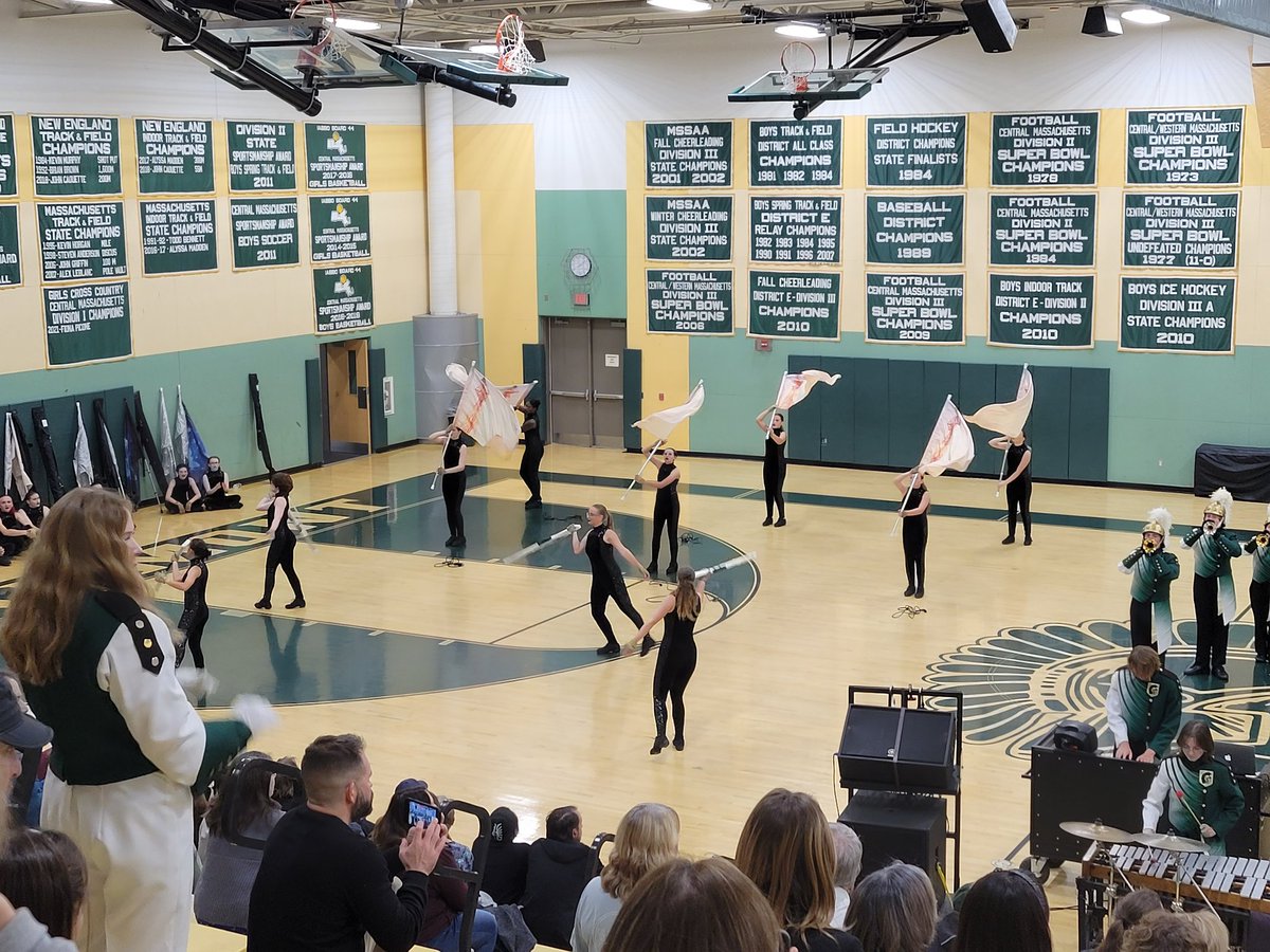 Beautiful job....Oakmont Colorguard!