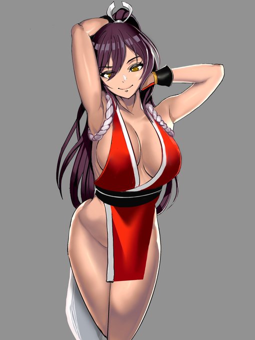 おはようございます😃
不知火舞コスの白瀬咲耶氏ですね。 