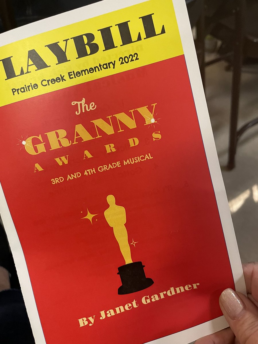 A night of theatre <a href="/PrairieCreekEl1/">Prairie Creek Elementary</a> #greatjob3and4thgrades