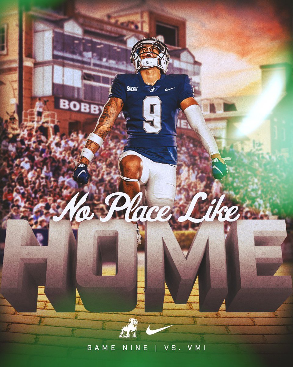 SamfordFootball's tweet image. Game nine: 𝗡𝗼 𝗣𝗹𝗮𝗰𝗲 𝗟𝗶𝗸𝗲 𝗛𝗼𝗺𝗲

#HatchAttack | #AllForSAMford