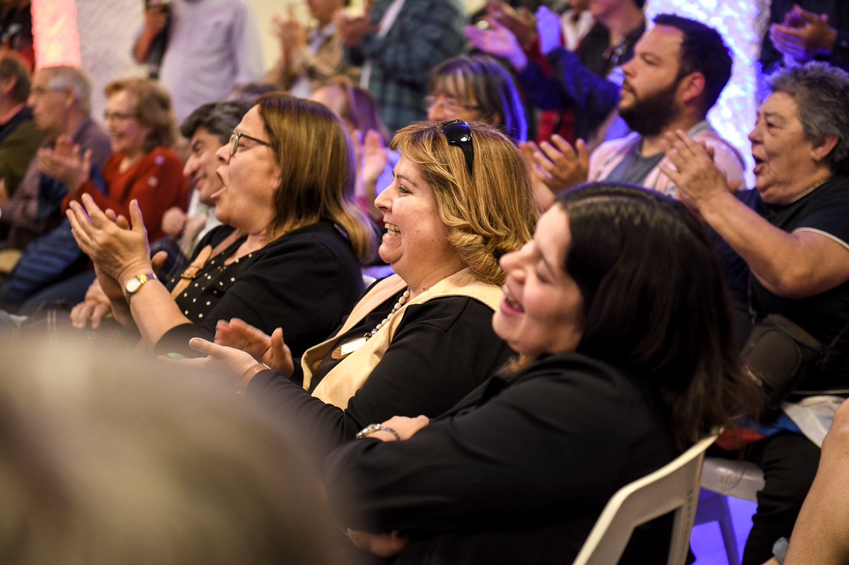 FA_SanJose's tweet photo. Así concluye en primer día de El FA te Escucha en San José. 

Repleto de frenteamplismo, luego de las distintas reuniones a lo largo y ancho del departamento finalizamos en el encuentro de frenteamplistas escuchando a los y las compañeros https://t.co/jntwLwSB8V