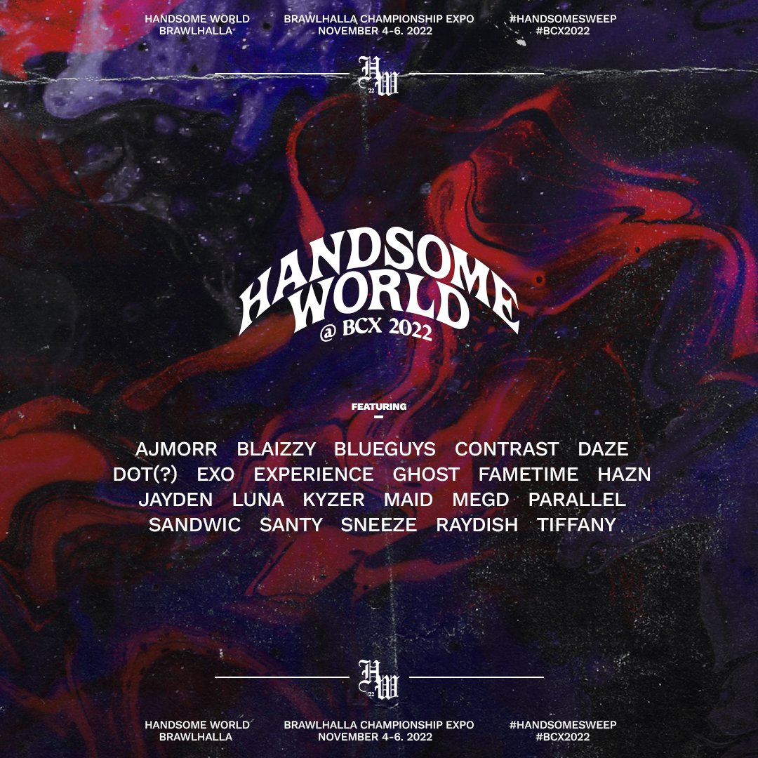 handsomewrld's tweet image. Handsome World lineup for #BCX2022 #handsomesweep