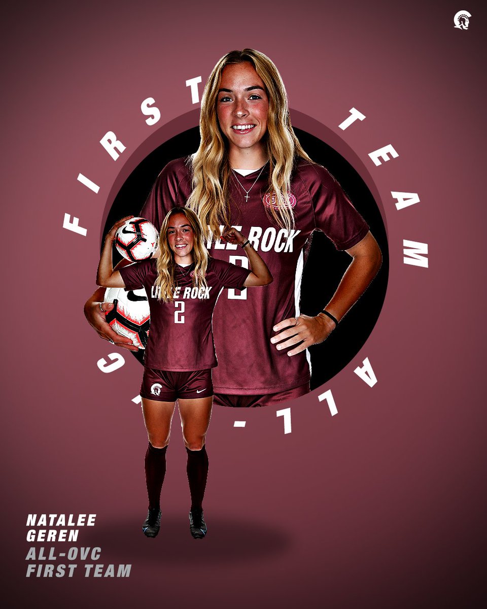 Next up is fifth-year senior Natalee Geren! She has been selected as a First Team All-OVC defender. We thank her for her commitment and loyalty to this program and to Little Rock!

#LittleRocksTeam ⚔️ | #OVCit

📰 : bit.ly/3FJwxFX