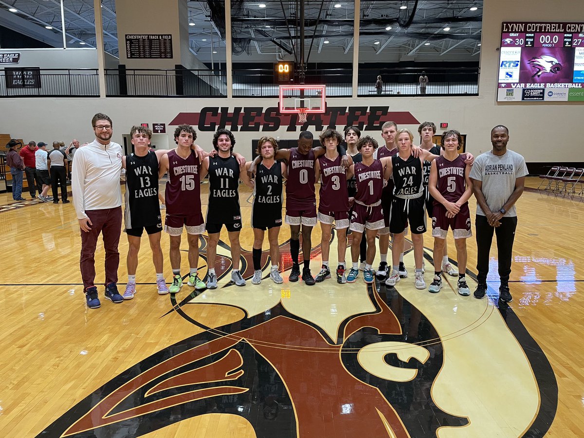 2022 War Eagle Night was a success! Big thank you to everyone who came out to support our Chestatee teams. Big thanks to 2 of the absolute best in covering GA HS hoops - <a href="/AP_BBall/">AdrianPenlandBBall</a> &amp; <a href="/KyleSandy355/">Kyle Sandy</a> who served as honorary coaches. 1 week until our first scrimmage. 
#TogetherWeFly