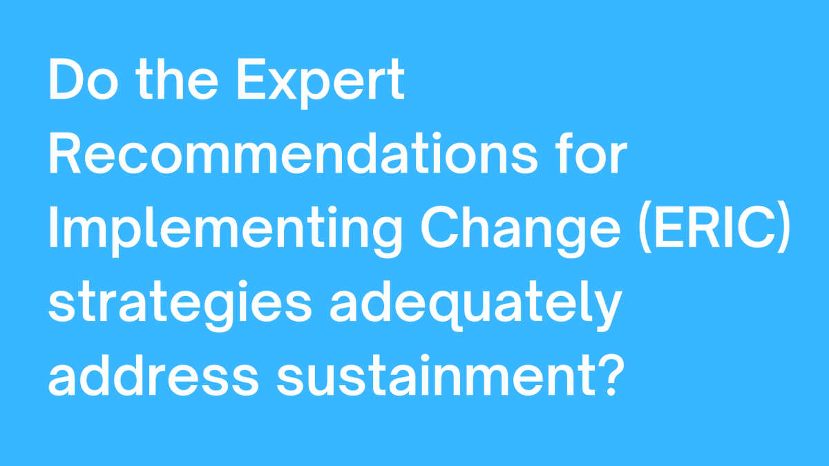 National Centre of Implementation Science (NCOIS) tweet media