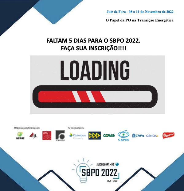 SbpoSobrapo's tweet photo. Chegando o SBPO.
5 Dias para o grande Simpósio!
#sbpo #sbpo22 #sbpo2022 #sbpo2022vem #tradehoteljf https://t.co/2LFx79lUeG