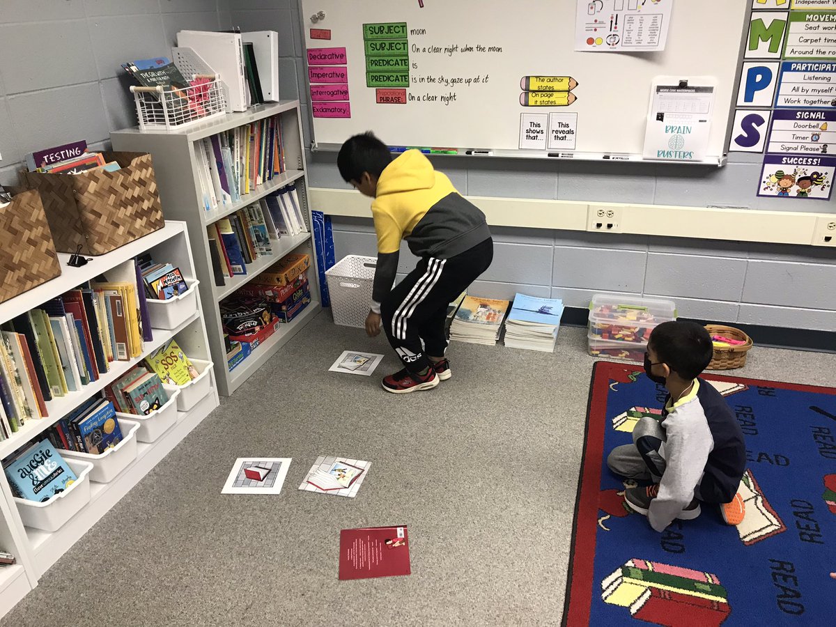 keithferrell4's tweet photo. The Red Book is always a fan favorite! 1TD analyzed the details in the illustrations and used inferential thinking throughout our close reading of this text. We then sequenced all the pages of the book! #wordlessbooks @GombertGators https://t.co/mpt3ZL7kdT