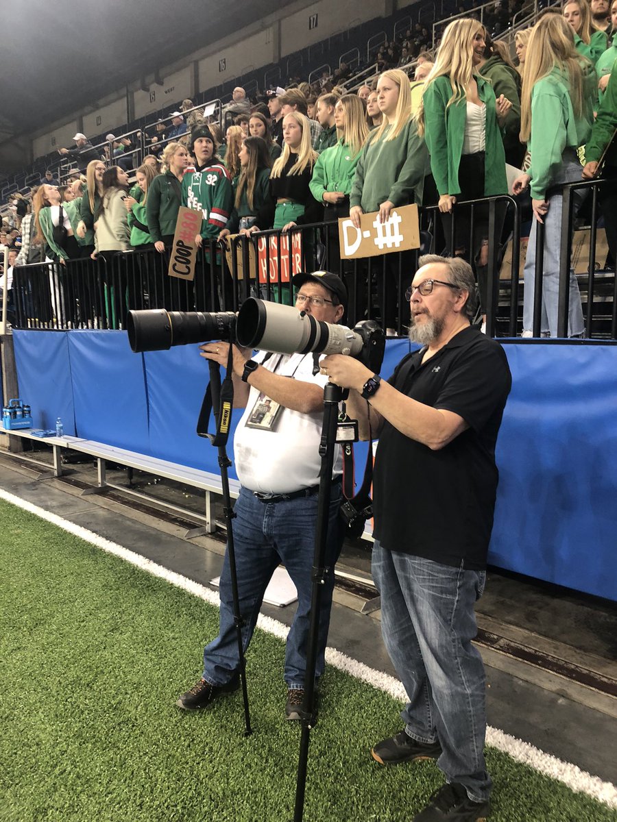 GreenWaveTR's tweet photo. The rivalry continues. Two of the best. @BruceBrierley @russhons 📸 https://t.co/h4TDnn3kFd