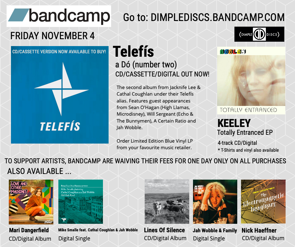 TelefĂs (@telefis1961) on Twitter photo It's #BandcampFriday and we have lots to offer. a DĂł is available now on CD, Cassette and <a href="/DimpleDiscs/">Dimple Discs Peckham</a> has bundled together our two CDs + a FREE label CD sampler for a nice price. There are also limited quantities of an a DĂł Test Pressing signed by Cathal telefis.bandcamp.com It's #BandcampFriday and we have lots to offer. a DĂł is available now on CD, Cassette and <a href="/DimpleDiscs/">Dimple Discs Peckham</a> has bundled together our two CDs + a FREE label CD sampler for a nice price. There are also limited quantities of an a DĂł Test Pressing signed by Cathal telefis.bandcamp.com