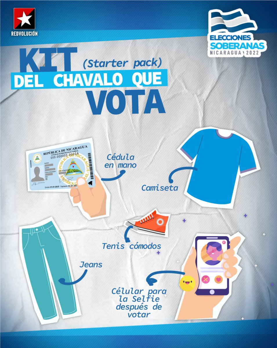 #Nicaragua  chavalos a buscar sus herramientas para ejercer el derecho al voto en estas #EleccionesSoberanas2022 <a href="/SinOrgaNoHayAcc/">UVE Miguel Bonilla</a> <a href="/SG_Bermudez/">.</a> <a href="/JoseLacayoPLOMO/">J.LACAYO</a>