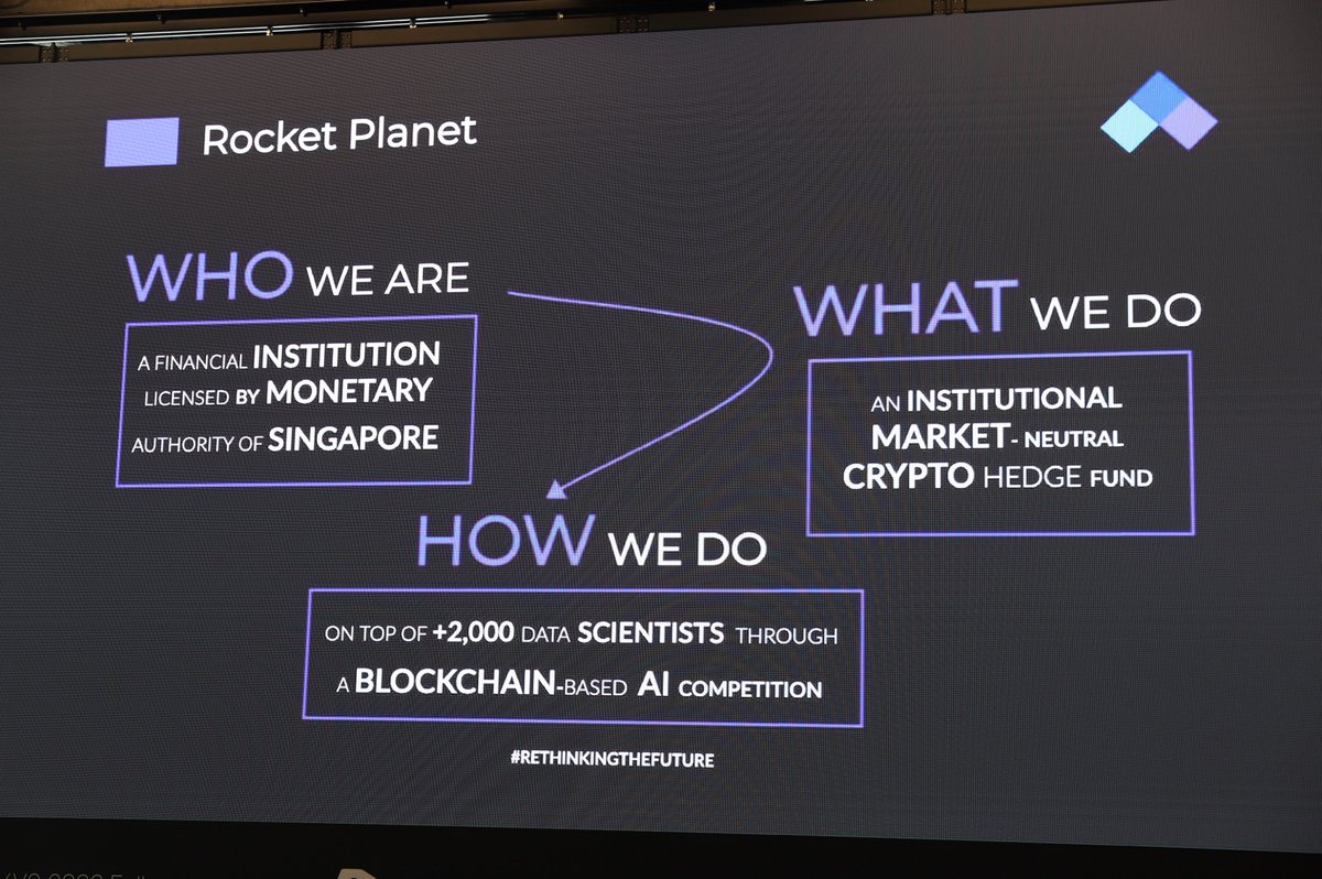 ThunderVolt_mag's tweet photo. シンガポールのRocket Capital InvestmentのDavide Capotiさん。

世界中の2000人以上のデータサイエンティストから、連なる暗号資産の投資運用に特化した分散型ヘッジファンド。

#NCC2022Fall #onlabweb3 https://t.co/ygGmmaqjRd